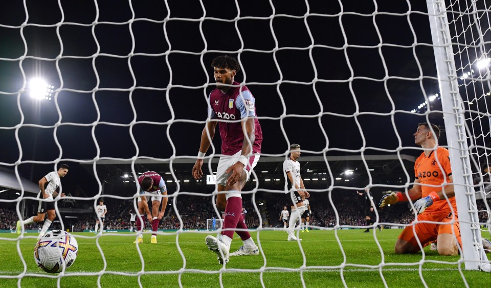 Tyrone Mings is despondent after his late own goal rounded off Villa's woe