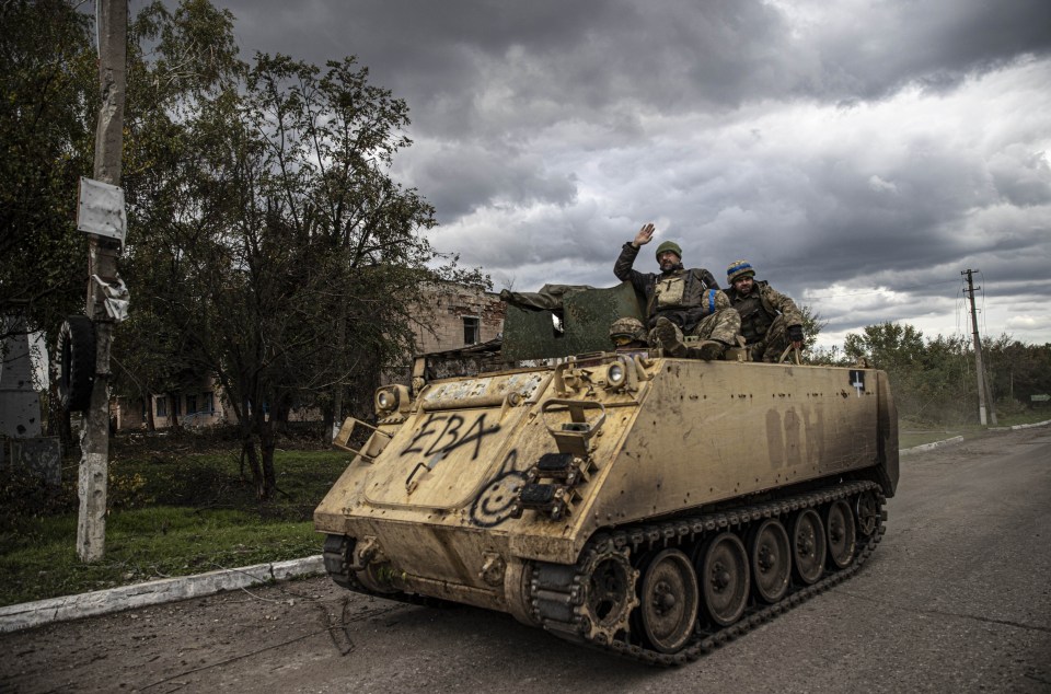 Ukrainian troops are regaining swathes of territory amid a counterblitz