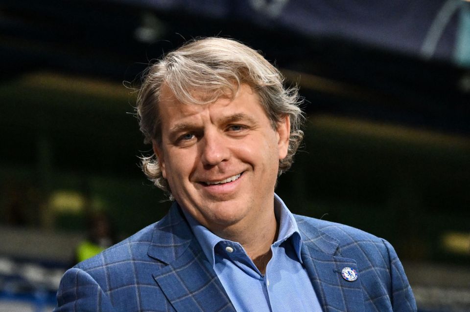 Ratcliffe missed out to current owner Todd Boehly, pictured, in his bid to buy Chelsea