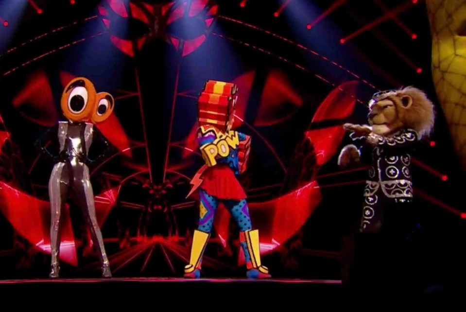 Scissors, Onomatopoeia and Pearly King are in The Masked Dancer Final