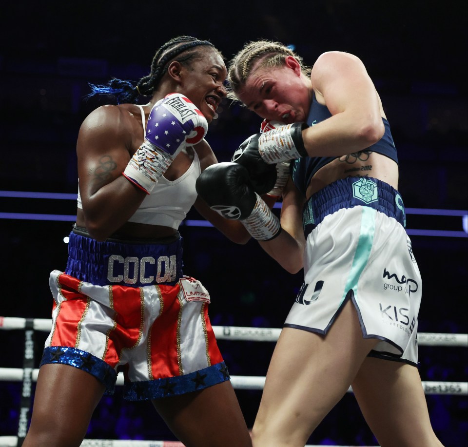 Shields maintained her unbeaten record - and handed Marshall her first ever pro loss