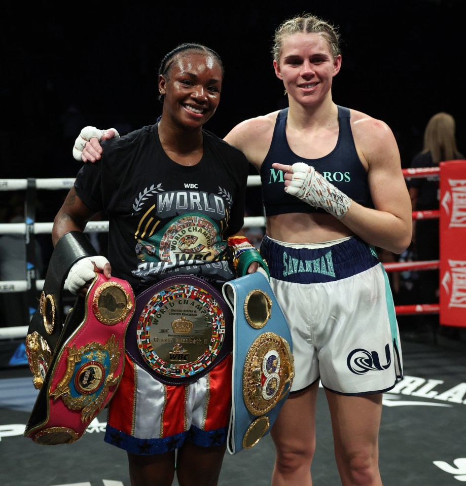 Shields (left) and Marshall (right) could face off in a 12-round rematch