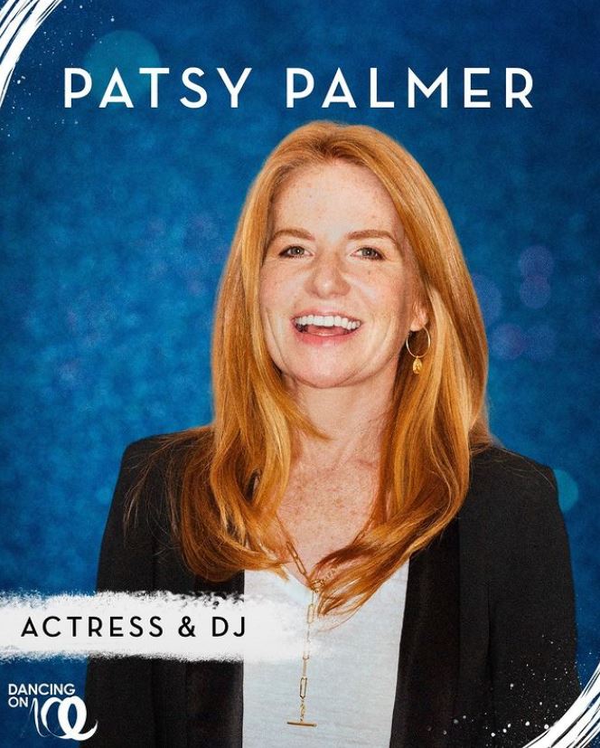 Patsy Palmer will also be putting on her skates