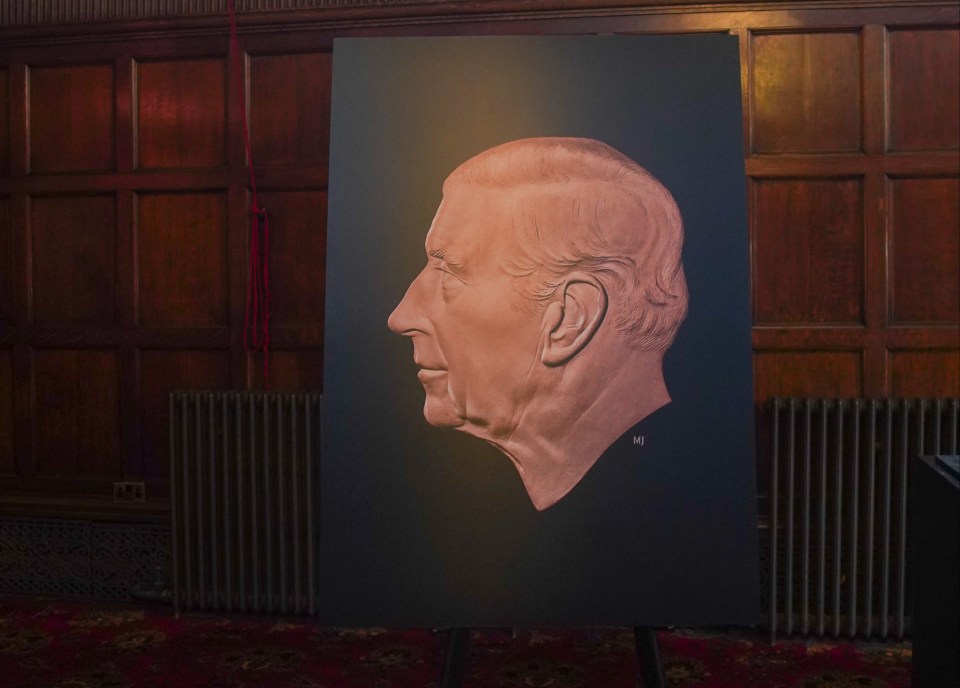 In keeping with tradition, the King's portrait faces to the left, the opposite direction to Queen Elizabeth II