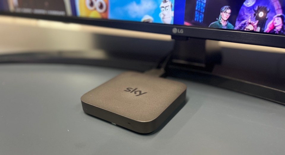 Sky Stream's box is tiny and plugs in with a HDMI and WiFi