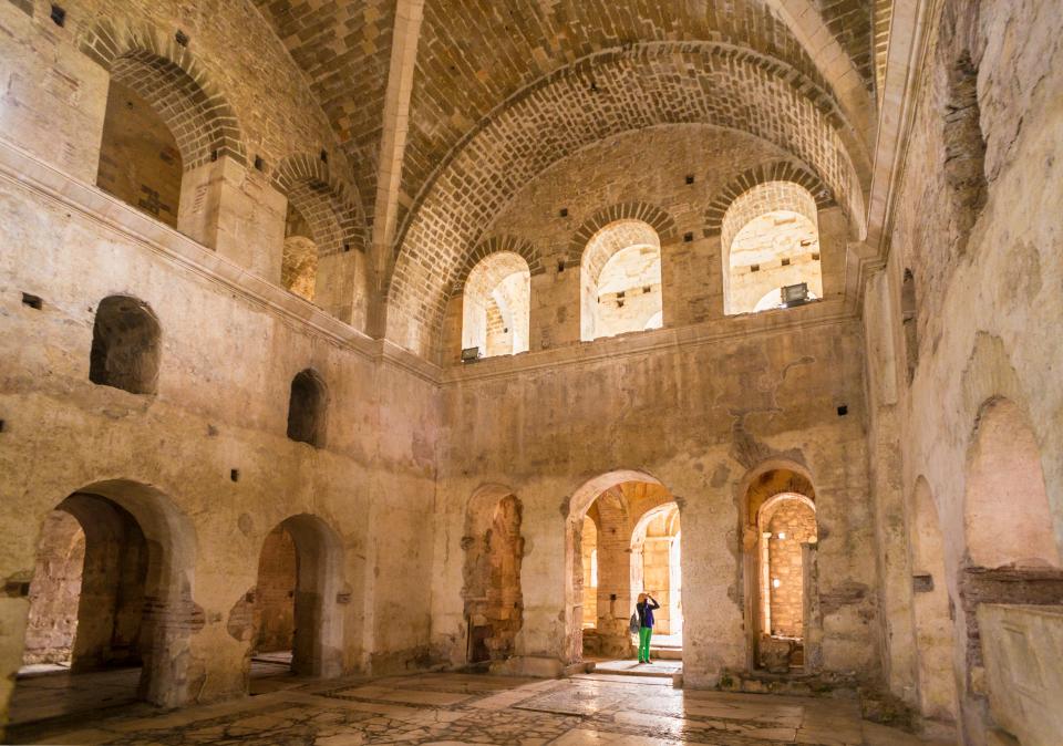 Archaeologists reportedly detected a crypt 5ft beneath the marble slabs which make the church's floor