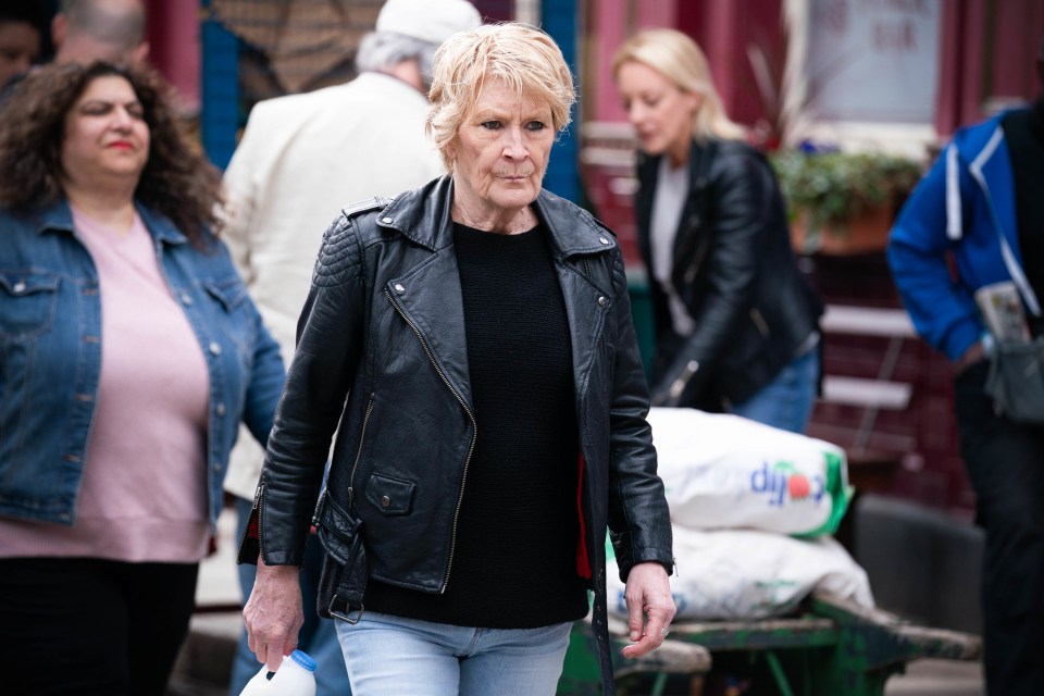 Linda Henry is known for playing hard women Shirley Carter