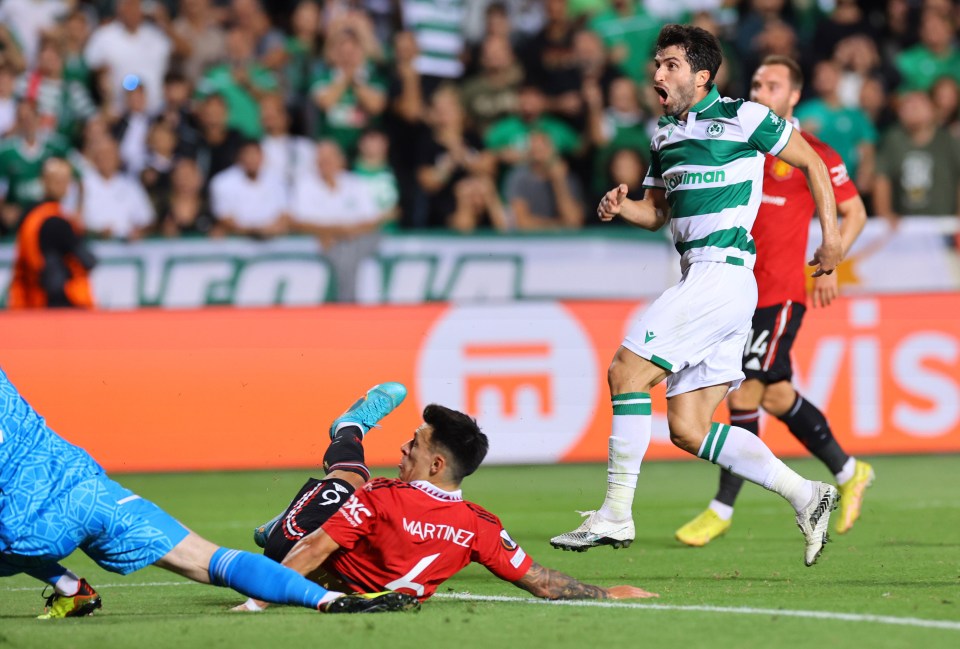 Karim Ansarifard couldn't believe it when he opened the scoring against Manchester United