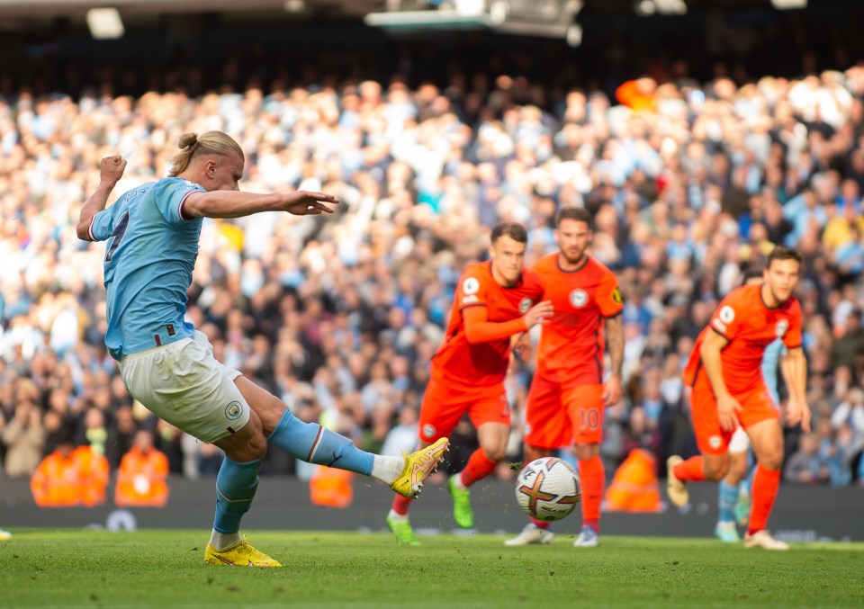 Haaland got a second from the penalty spot