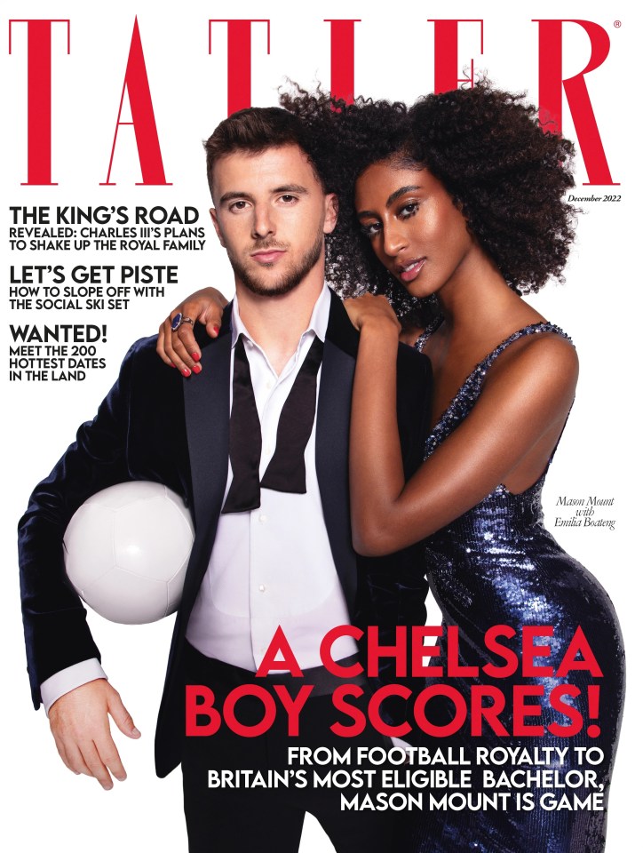 Tatler has hailed Chelsea and England footballer Mason Mount as the country’s most eligible bachelor