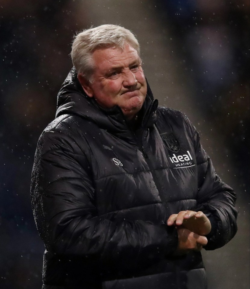 Bruce is under pressure as Baggies boss with just one win this season