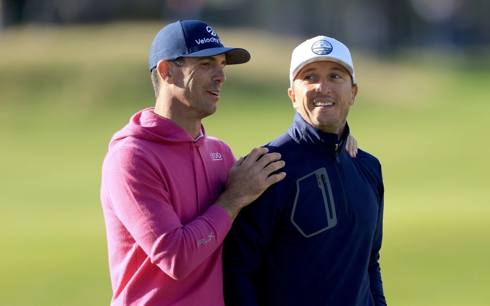 Horschel and Noble together at St. Andrew's