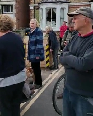 Residents in Oxford blocked their roads after safety bollards were vandalised