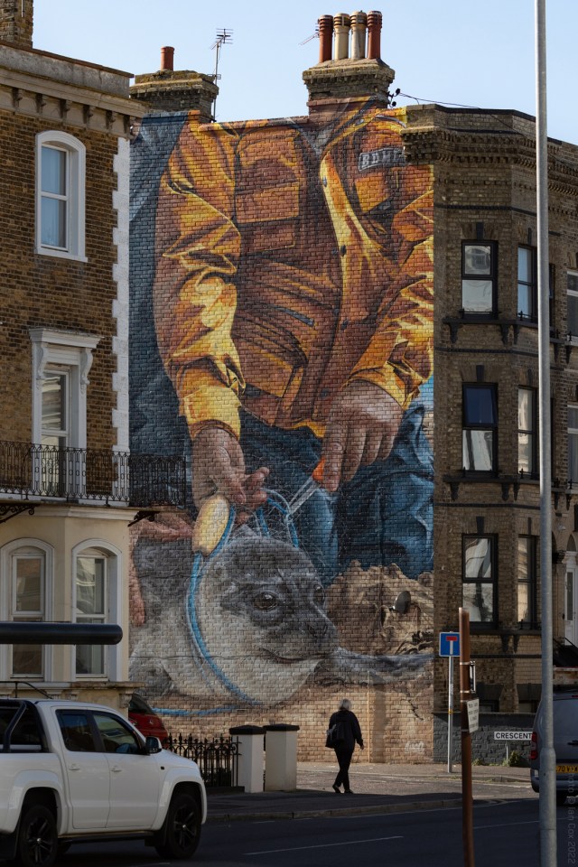 The latest addition to Margate’s art scene is the 17 murals across the town, painted to highlight the need for ocean conservation