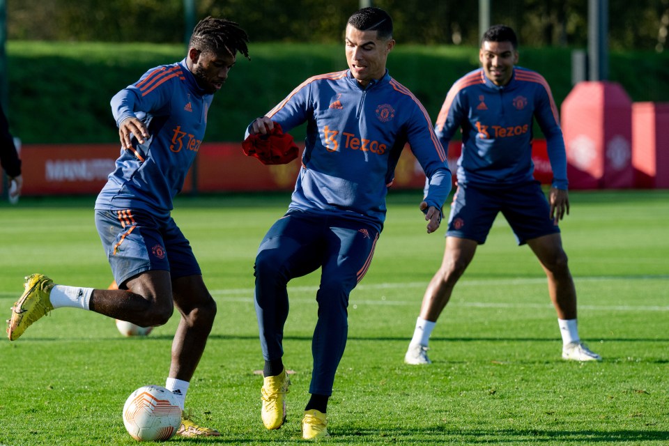 Cristiano Ronaldo returned to first team training earlier this week