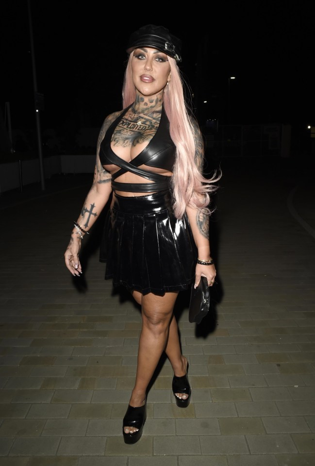 Sophie Kasaei looked truly unrecognisable