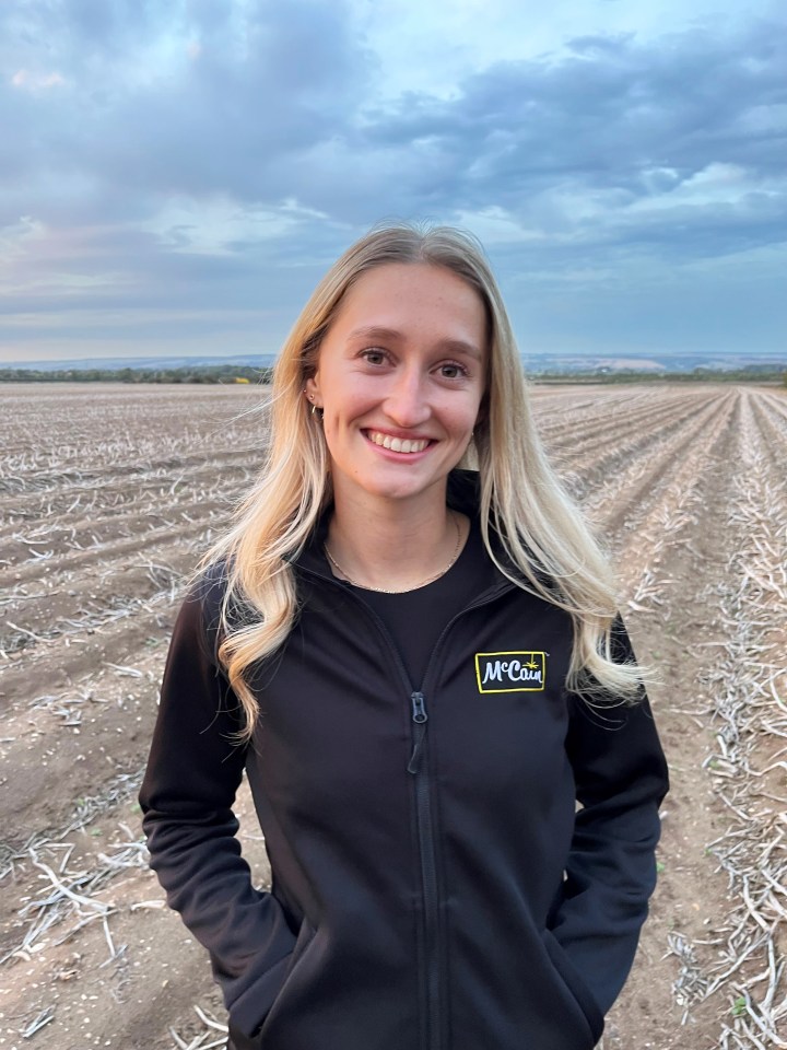 Georgia Scott studied on the McDonald’s Progressive Young Farmer programme while at university, she's now an Agriculture Sustainability Manager at McCain Foods