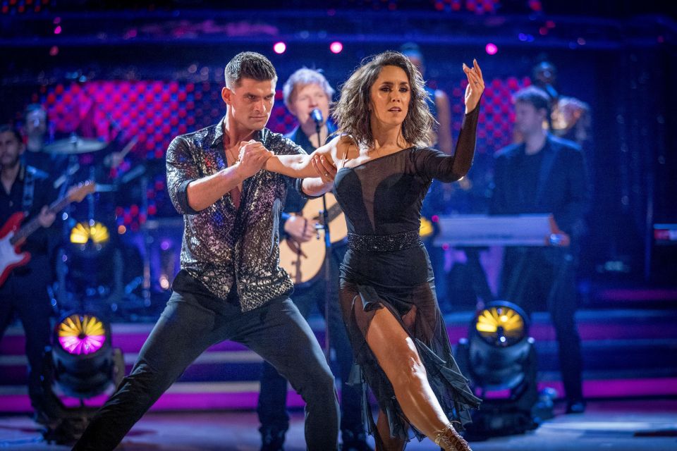 The pair rose to fame on Strictly