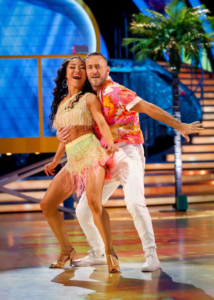 Will with Strictly partner Nancy