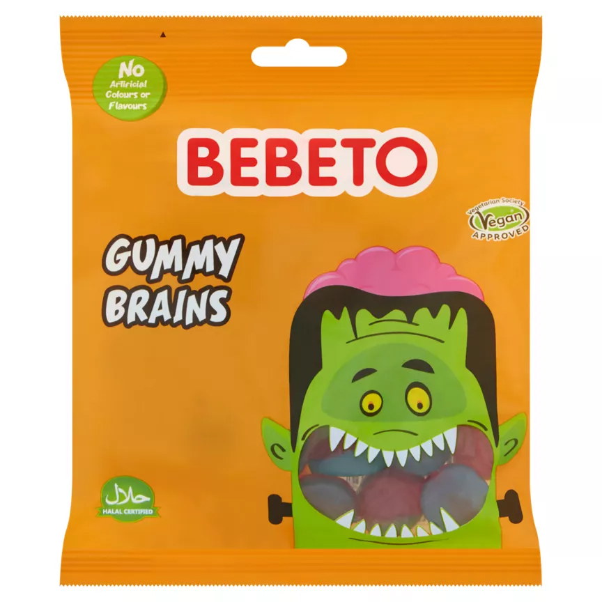 Bebeto Gummy Brains sharing bag, 150g, 90p at Asda