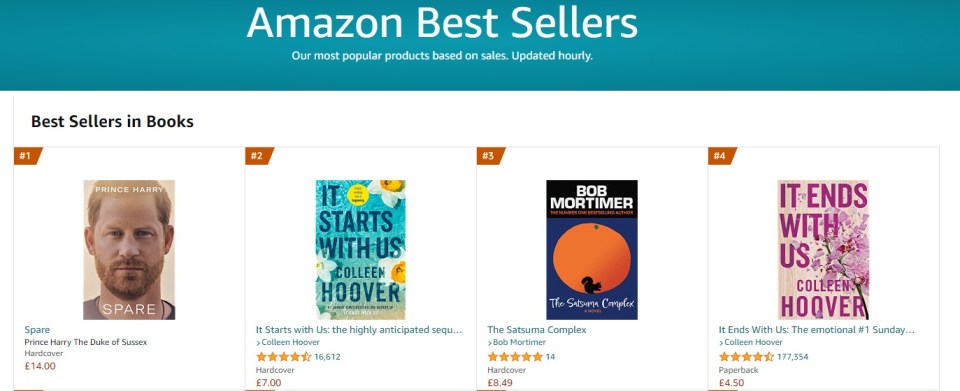 The book is already a chart topper on Amazon despite not being released until January 10