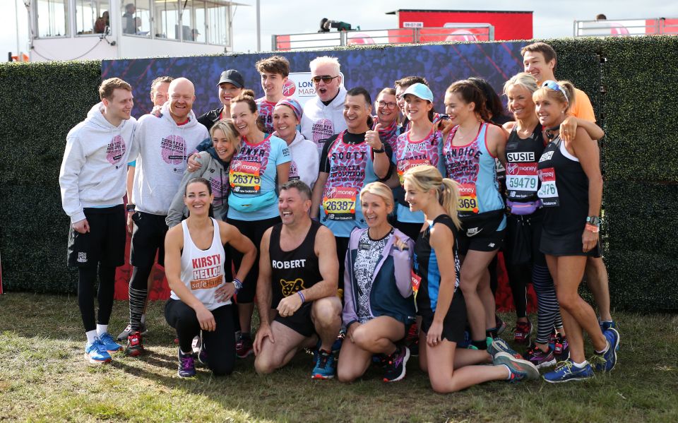 He ran the London Marathon with EastEnders co-stars in April 2019