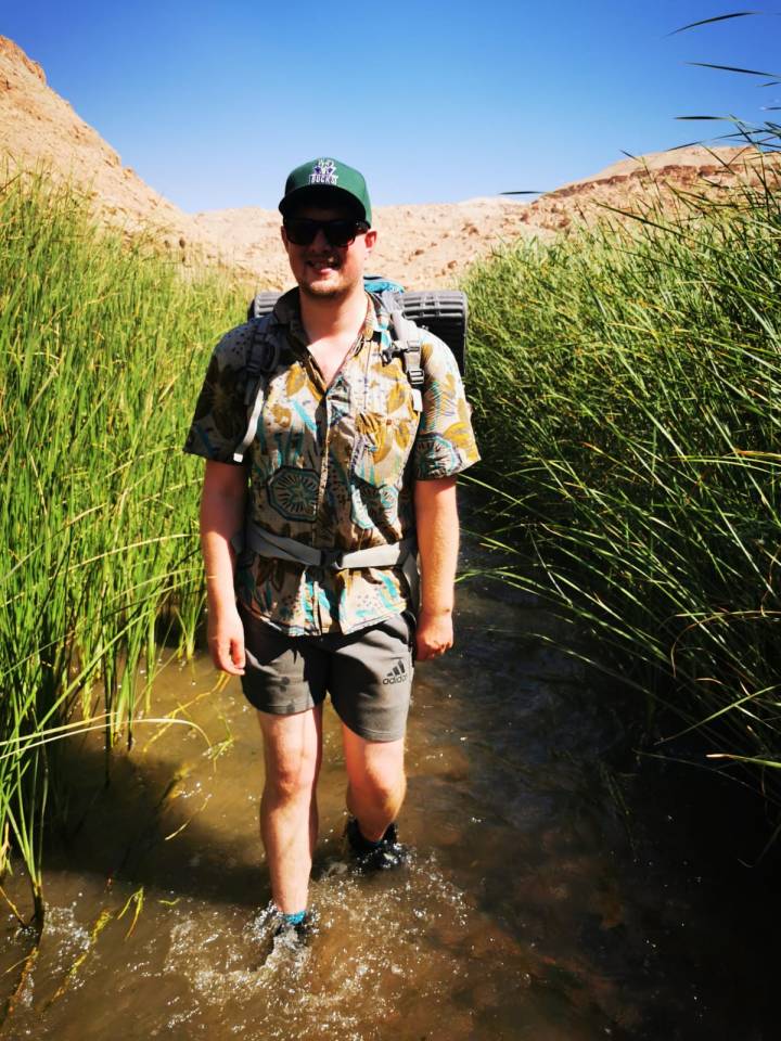 The socks and shorts kept me comfortable while hiking through canyons in 35C heat