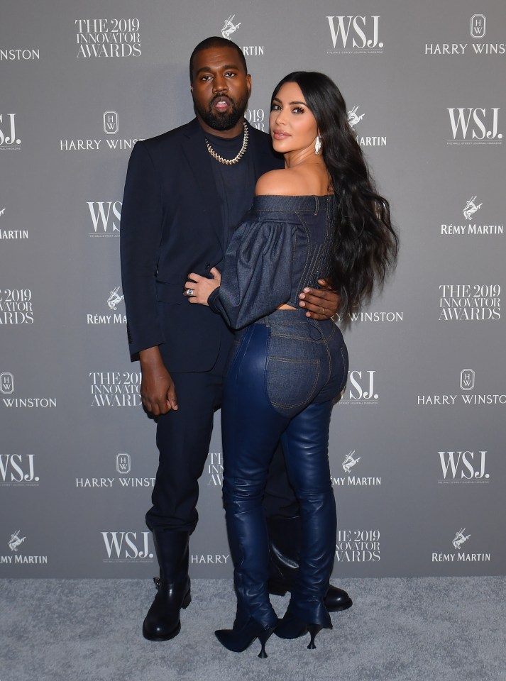 Kanye West and Kim Kardashian