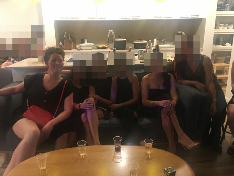 Some images show her enjoying drinks with pals