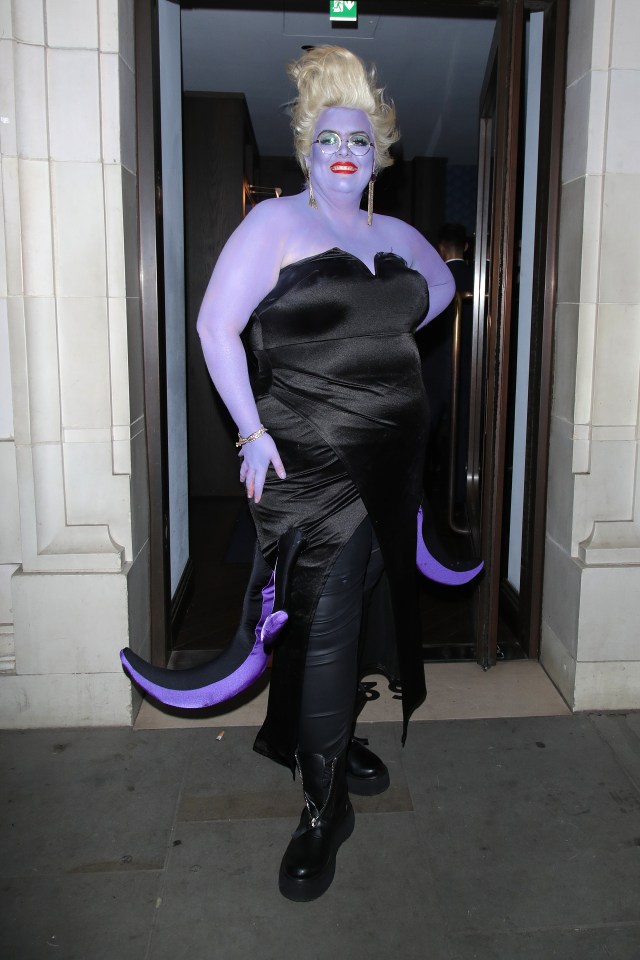 Jayde looked incredible as she dressed up as Ursula the sea witch