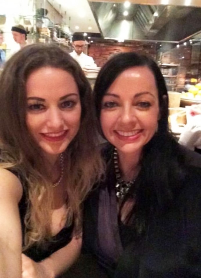 Jess with her step-mum Veronica