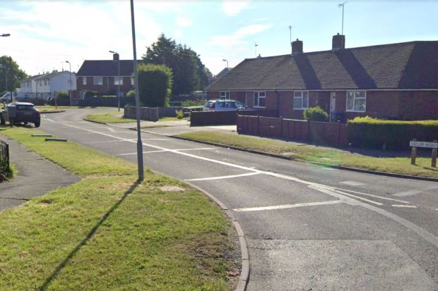 The incident occurred on Taylor Road in Aylesbury