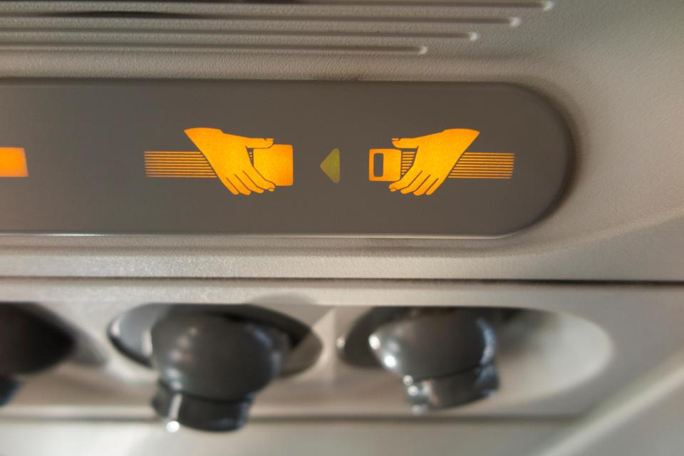 Here is why the seatbelt sign might be on even if there is no turbulence