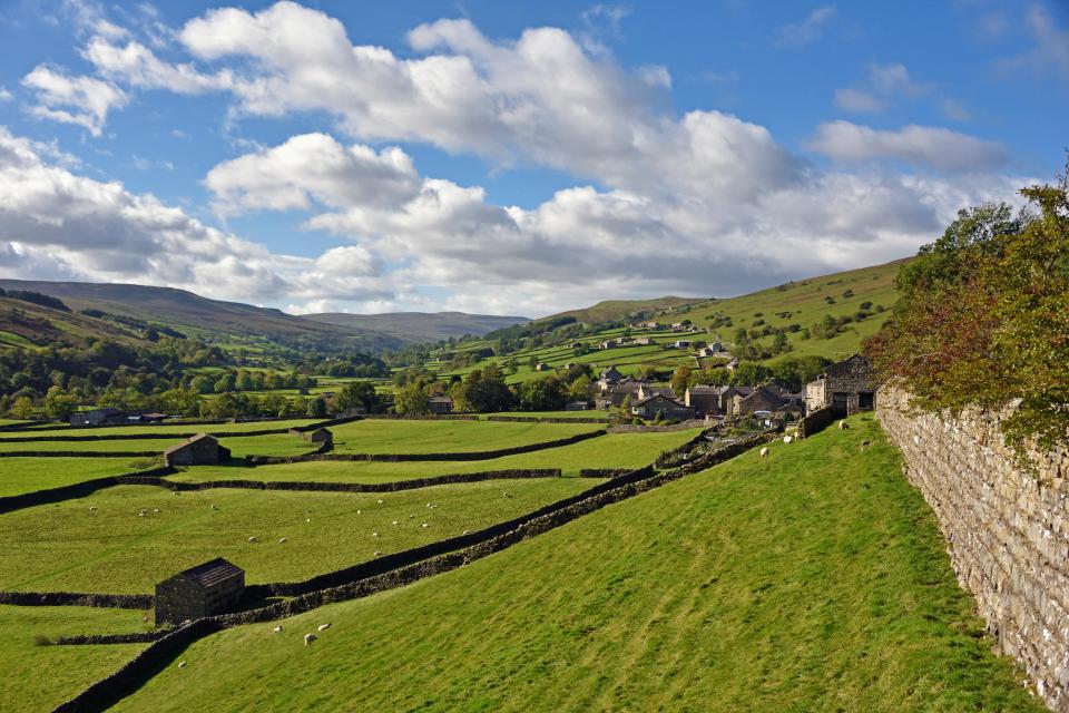 A naked jogger stunned a group of women during a 25-mile trek in Yorkshire