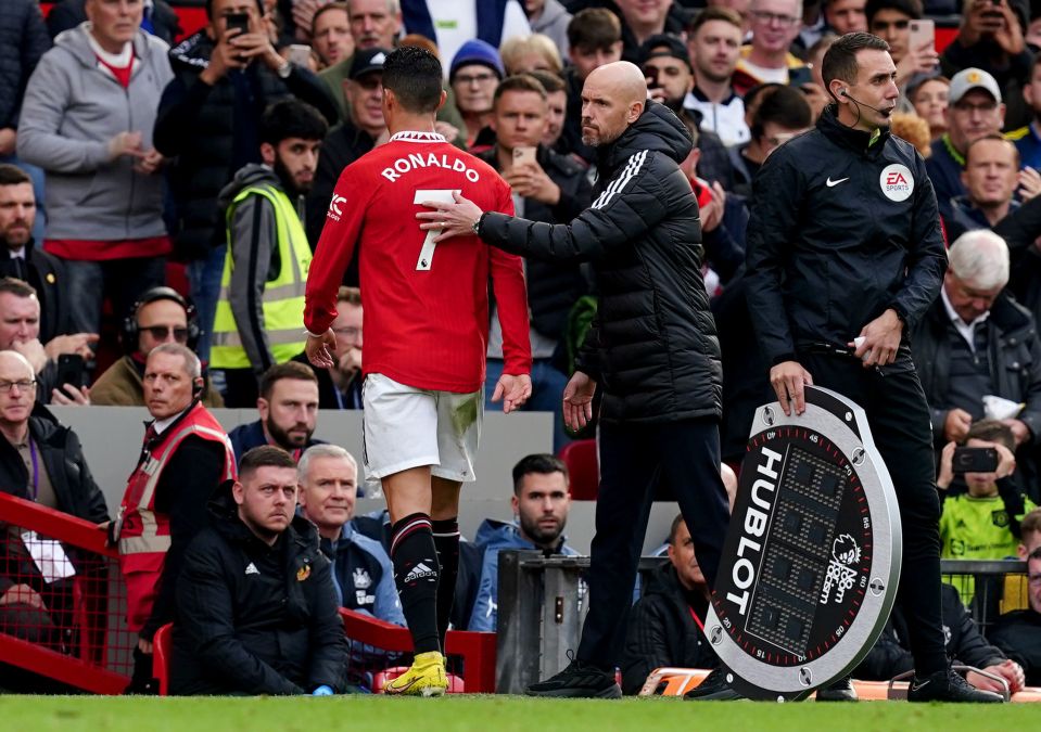 Erik ten Hag will be happy to see the back of Ronaldo