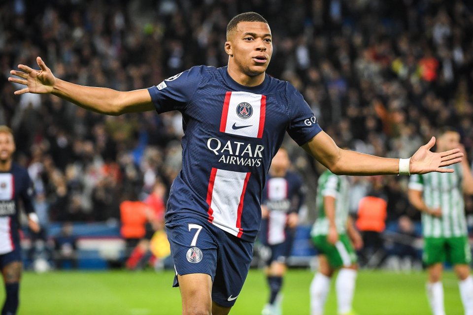 Mbappe also claimed two goals of his own on Tuesday night