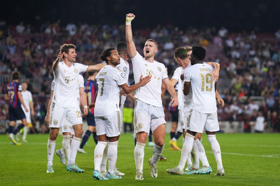 Bayern Munich ran riot against Barcelona at the Nou Camp on Wednesday night