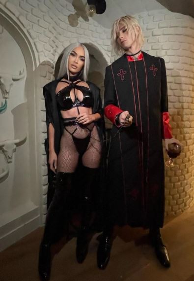 Megan Fox and Machine Gun Kelly have been criticised for their latest Halloween outfits