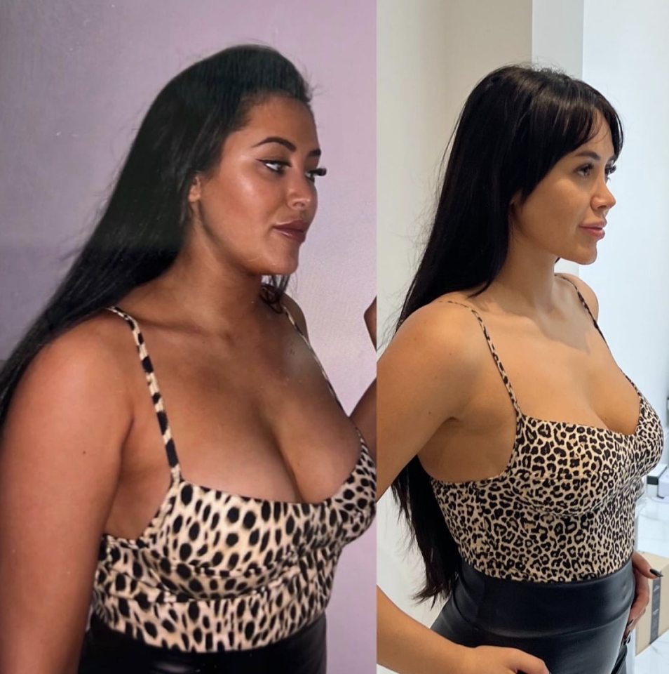 Marnie showed off her incredible two-stone weight loss