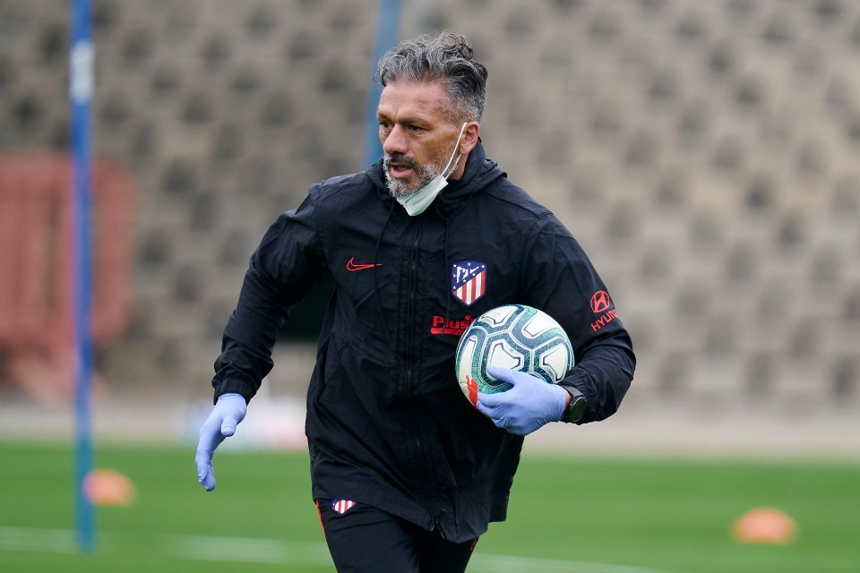 The silver-haired fox now works as assistant manager at Atletico Madrid