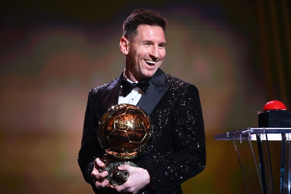 PSG's Messi holds the coveted France Football award in 2021