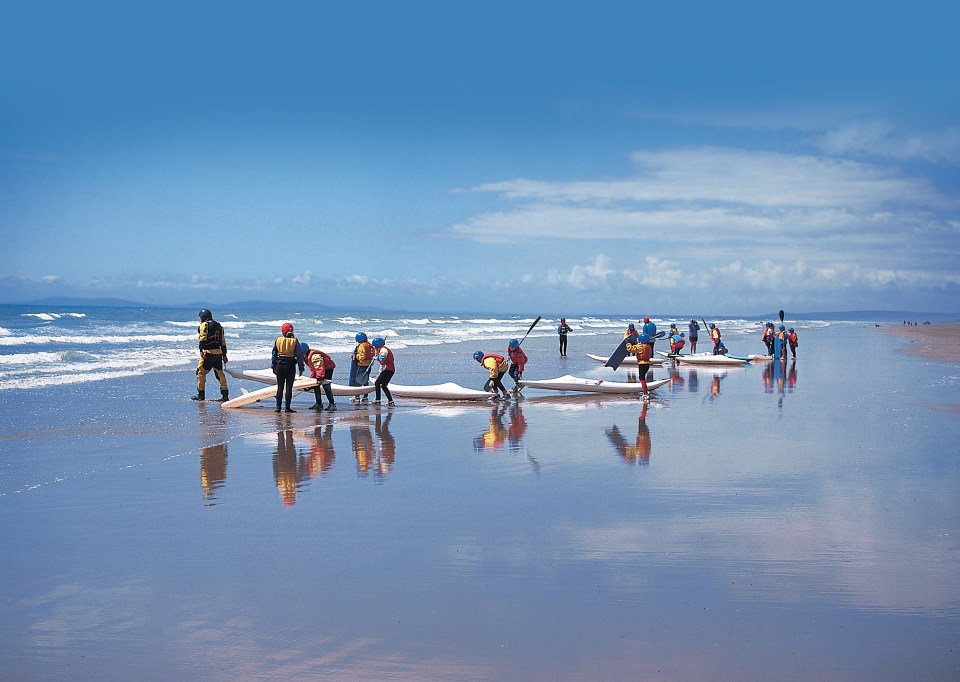 Pendine beach is also great for the more adventurous families, with plenty of activities to take part in