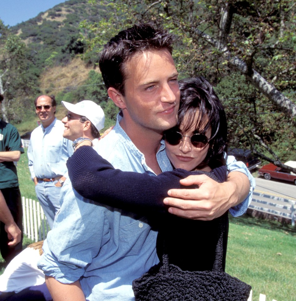 Matthew - pictured with Courteney Cox - added 'I didn’t know how to stop'