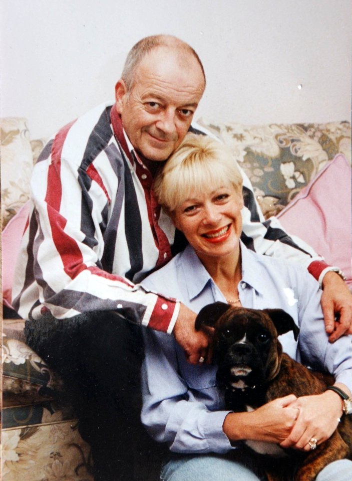 Denise with ex-husband, actor Tim Healy