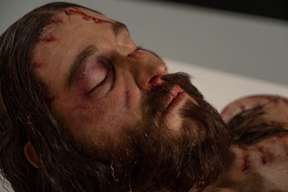 The hyper-realistic model of ‘the man in the Shroud’ was unveiled in Salamanca Cathedral in Spain