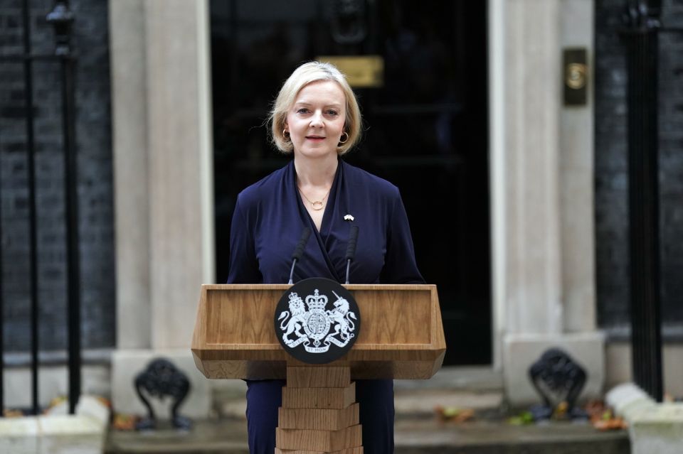 Liz Truss spectacularly announced she's resigning as PM this afternoon