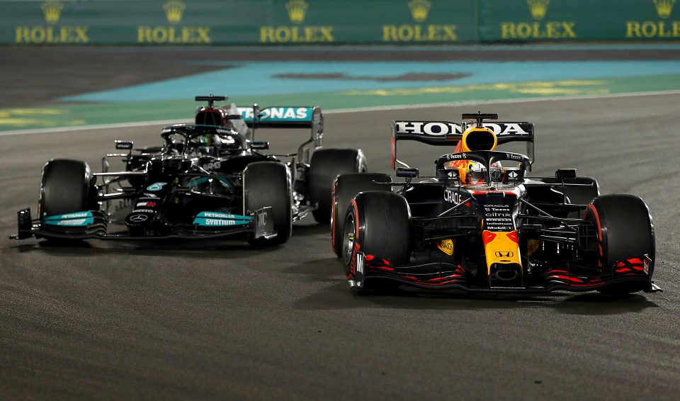 Max Verstappen beat Lewis Hamilton to last year’s title