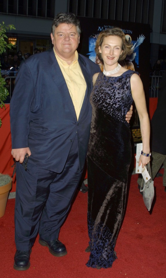 Robbie Coltrane had two children with his wife before they separated