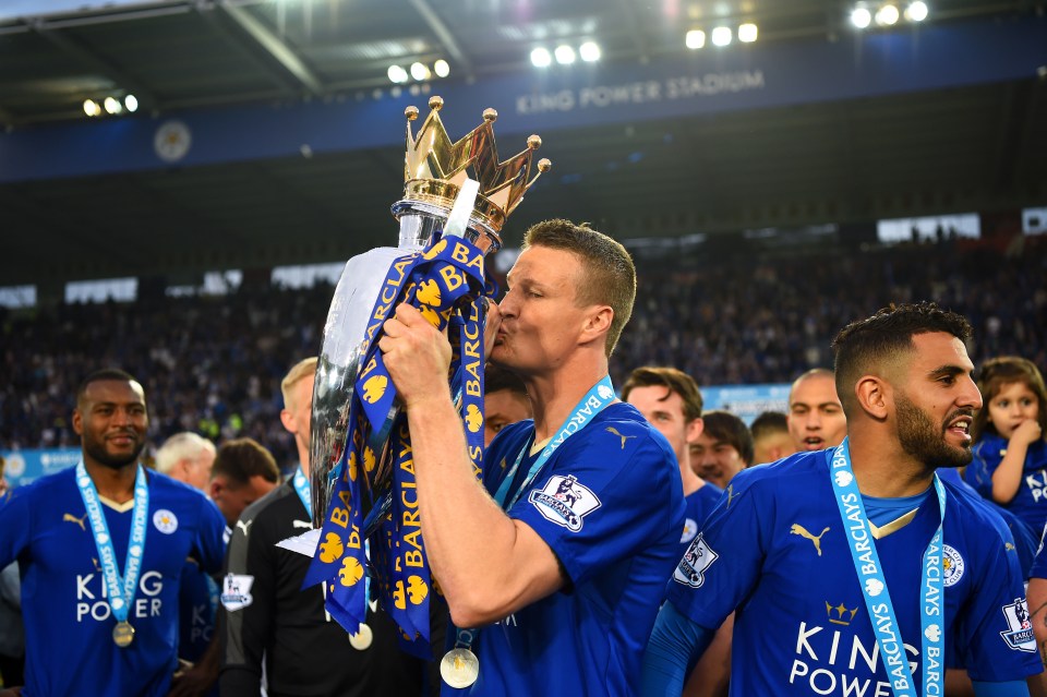 Robert Huth helped Leicester win the Premier League title  in 2016