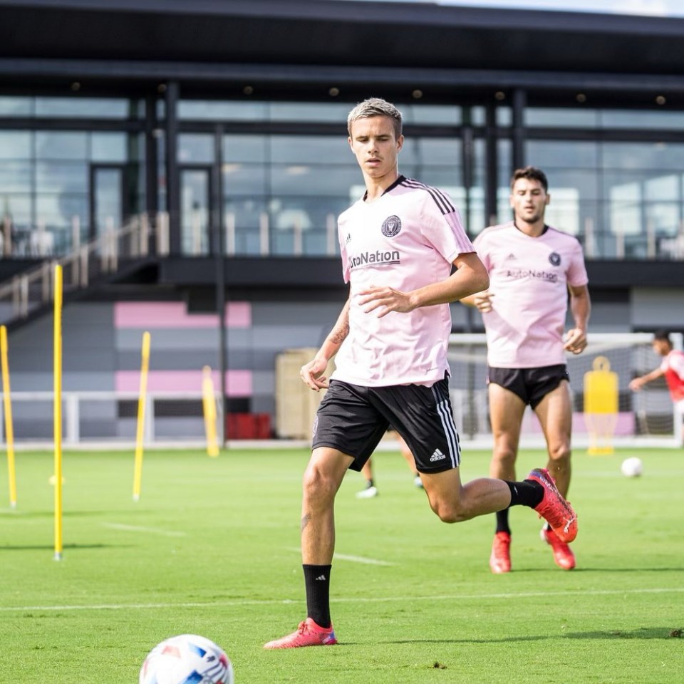 Romeo Beckham has been training with Brentford’s B-team